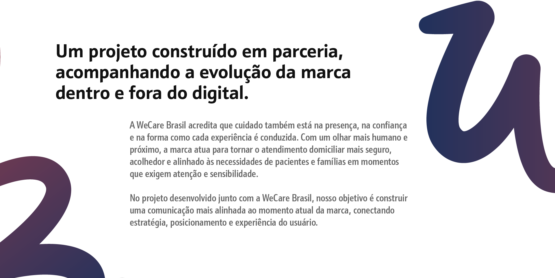 Case WeCare Brasil | EnterDesign